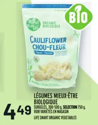 Metro LÉGUMES MIEUX-ÊTRE BIOLOGIQUE | LIFE SMART ORGANIC VEGETABLES offer