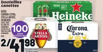 Metro BIÈRE CORONA EXTRA, STELLA ARTOIS, HEINEKEN | BEER offer