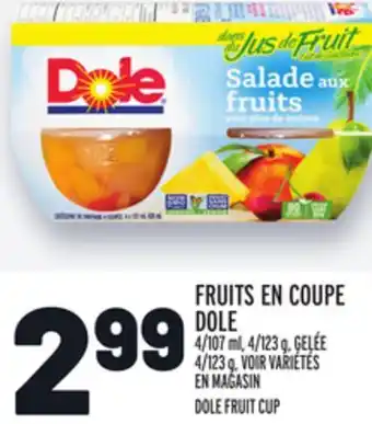Metro FRUITS EN COUPE DOLE | DOLE FRUIT CUP offer