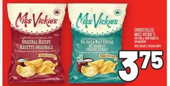 Metro CROUSTILLES MISS VICKIE'S | MISS VICKIE'S POTATO CHIPS offer