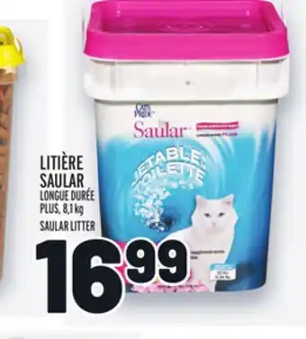 Metro LITIÈRE SAULAR | SAULAR LITTER offer