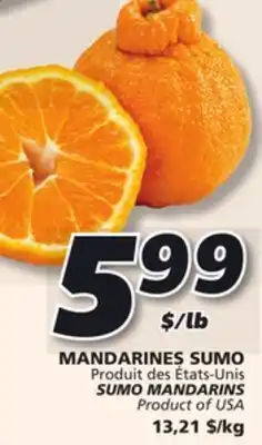 IGA SUMO MANDARINS offer