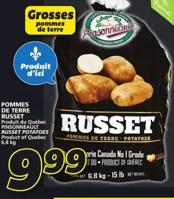 IGA RUSSET POTATOES offer
