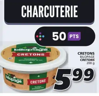 IGA BILOPAGE CRETONS offer