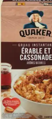 IGA QUAKER CEREAL, OATMEAL OR INSTANT OATMEAL offer