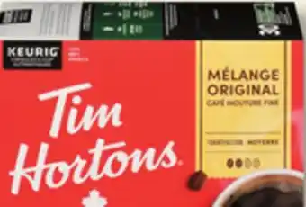 IGA TIM HORTONS K-CUP COFFEE offer