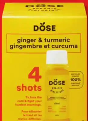 IGA DOSE ORGANIC COLD-PRESSED JUICE offer