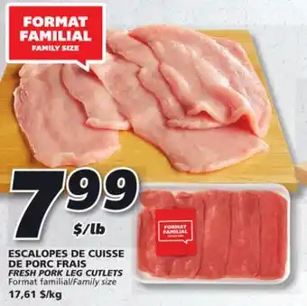 IGA FRESH PORK LEG CUTLETS offer