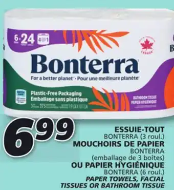 IGA BONTERRA BATHROOM TISSUE offer
