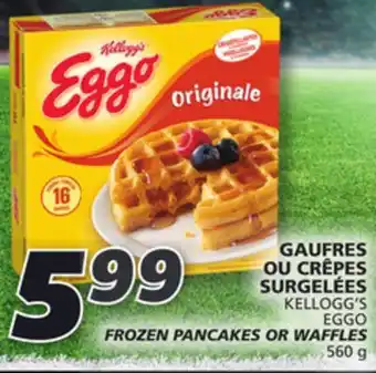 IGA KELLOGG'S EGGO FROZEN PANCAKES OR WAFFLES offer