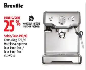 Canadian Tire Breville Duo-Temp Pro offer