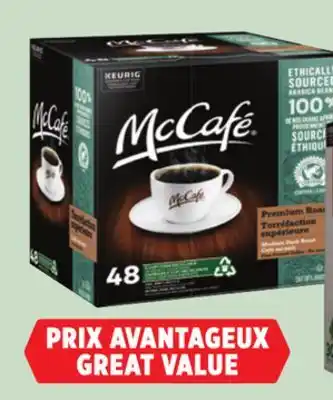 Canadian Tire Selected Tim Hortons or McCafe Coffee K-Cup Pods, 48-Ct offer