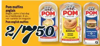 Marché Richelieu Pom muffins anglais | Pom english muffins offer