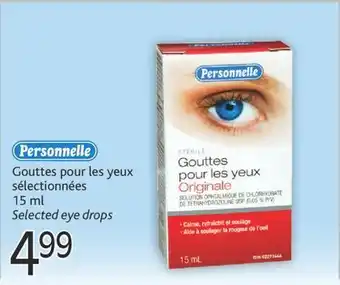 Brunet PERSONNELLE Gouttes pour les yeux sélectionnées offer