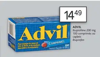 Brunet ADVIL Ibuprofène 200 mg offer