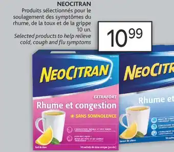 Brunet NEOCITRAN Produits sélectionnés pour le soulagement des symptômes du rhume, de la toux et de la grippe offer