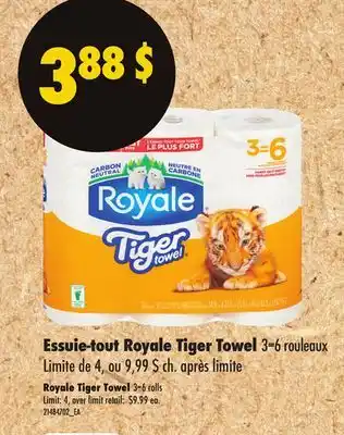 Maxi Essuie-tout Royale Tiger Towel offer
