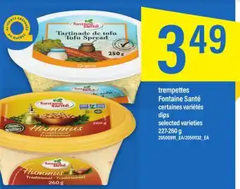 Maxi trempettes Fontaine Santé 227-260 g offer