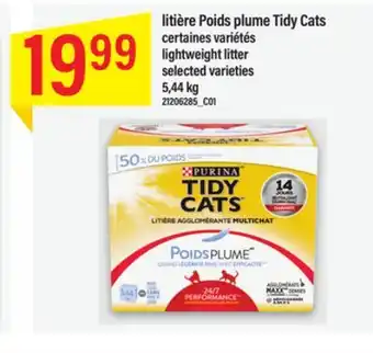 Maxi litière Poids plume Tidy Cats offer