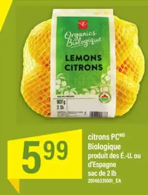 Maxi CITRONS PCMD, SAC DE 2 LB offer