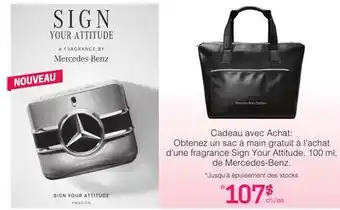 Uniprix Fragrance Sign Your Attitude de Mercedes-Benz offer