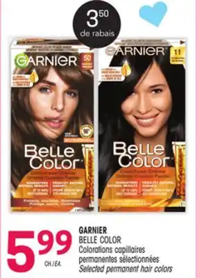 Uniprix GARNIER BELLE COLOR Colorations capillaires permanentes sélectionnées/Selected permanent hair colors offer