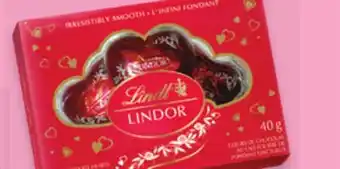 Uniprix LINDT LINDOR Cœurs en chocolat/ Chocolate hearts offer