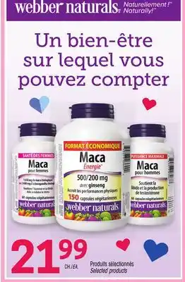 Uniprix WEBBER NATURALS Produits sélectionnés /Selected products offer