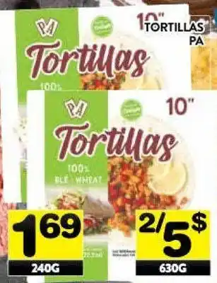 Supermarché PA TORTILLAS PA offer