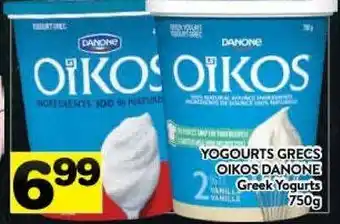 Supermarché PA YOGOURTS GRECS OIKOS DANONE offer