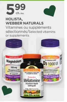 Proxim HOLISTA, WEBBER NATURALS offer