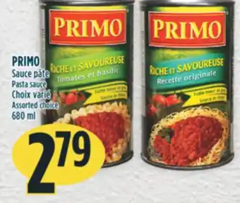 Marché Adonis PRIMO Sauce pâte offer