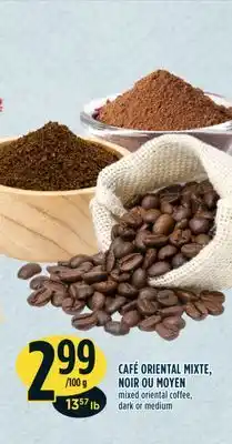 Marché Adonis CAFÉ ORIENTAL MIXTE, NOIR OU MOYEN offer