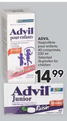 Brunet ADVIL Ibuprofène pour enfants offer