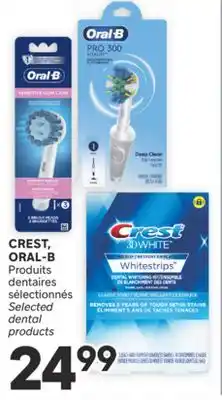 Brunet CREST, ORAL-B Produits dentaires sélectionnés offer