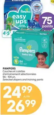 Brunet PAMPERS Couches et culottes d'entraînement sélectionnées offer