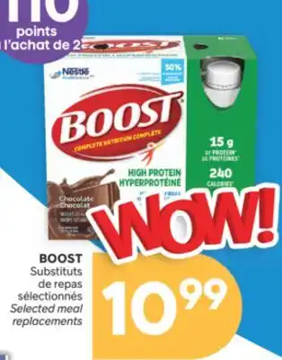 Brunet BOOST Substituts de repas sélectionnés offer
