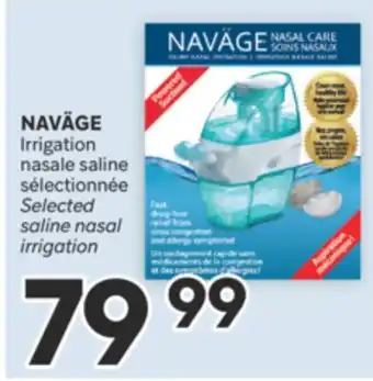 Brunet NAVÄGE Irrigation nasale saline sélectionnée offer