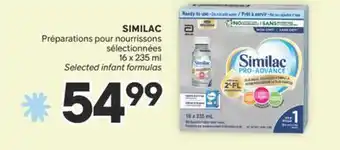 Brunet SIMILAC Préparations pour nourrissons sélectionnées offer
