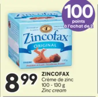 Brunet ZINCOFAX Crème de zinc offer