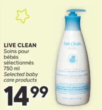 Brunet LIVE CLEAN Soins pour bébés sélectionnés offer