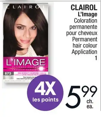 Jean Coutu CLAIROL L'Image Permanent hair colour offer