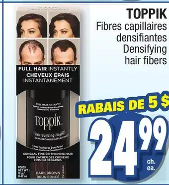 Jean Coutu TOPPIK Densifying hair fibers offer