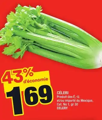 Super C CÉLERI | CELERY offer