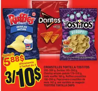 Super C CROUSTILLES TORTILLA TOSTITOS | TOSTITOS TORTILLA CHIPS offer