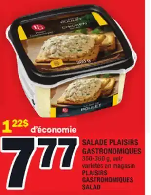 Super C SALADE PLAISIRS GASTRONOMIQUES | PLAISIRS GASTRONOMIQUES SALAD offer