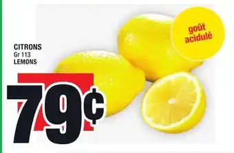 Super C CITRONS | LEMONS offer