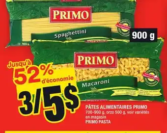 Super C PÂTES ALIMENTAIRES PRIMO | PRIMO PASTA offer
