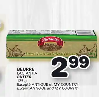 Marches Tradition LACTANTIA BUTTER offer