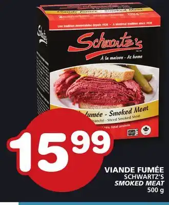 Marches Tradition SCHWARTZ'S SMOKED MEAT offer